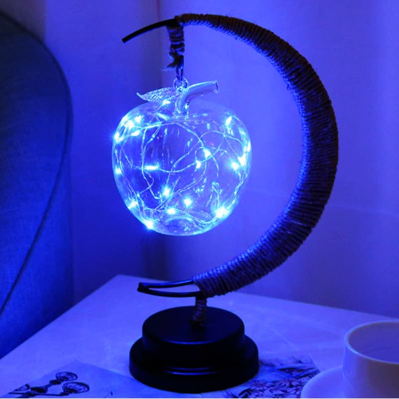 led星星灯USB小夜苹果生日彩灯手工麻绳生日礼物女小礼品