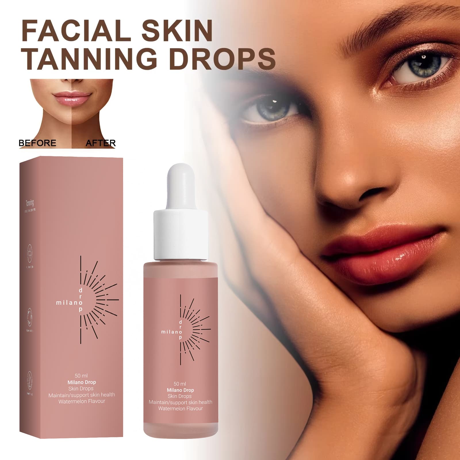 ps 自然美黑滴剂 Sunless Tanning Drops日晒